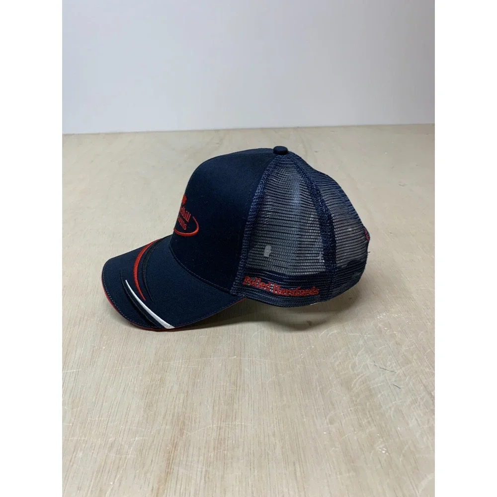 Sandhill Baseball Blue & Red Adjustable Cap Golf Baseball Mesh Trucker Hat‎